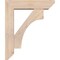 Ekena Millwork Westlake Slat Smooth Bracket w/ Offset Brace, Douglas Fir, 5 1/2"W x 20"D x 24"H BKT0604X20X24WTL06SDF - alternate 2
